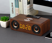Mon radio réveil  Marron Réveil numérique en bois