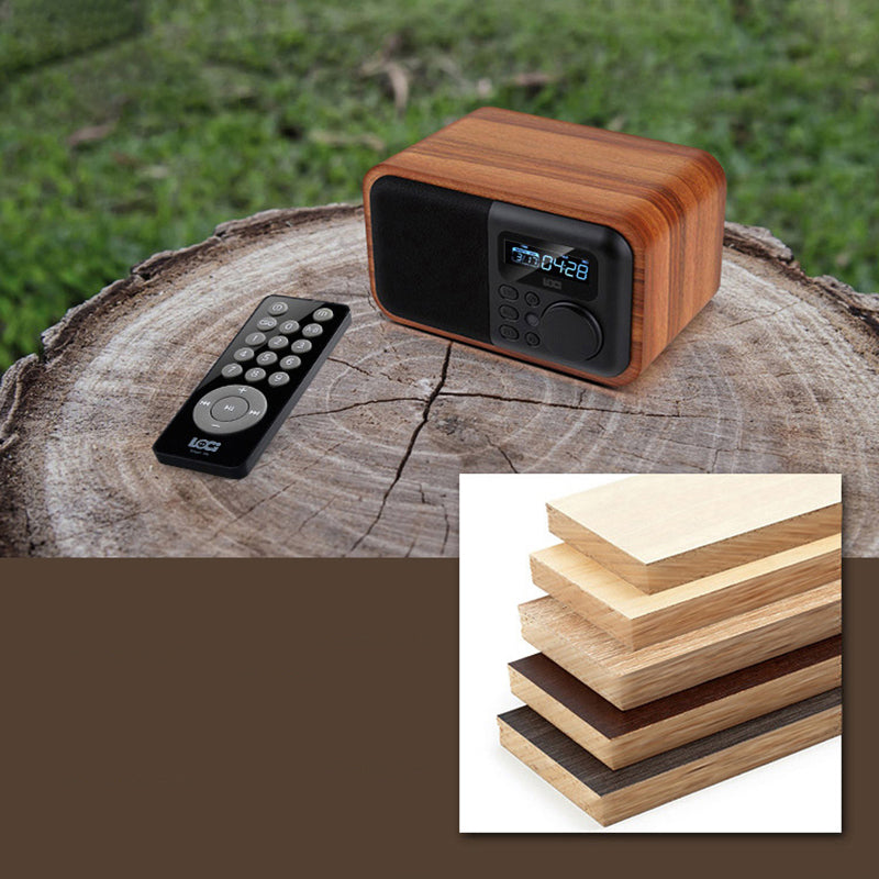 Radio vintage - Aspect bois - Prise secteur ou pile